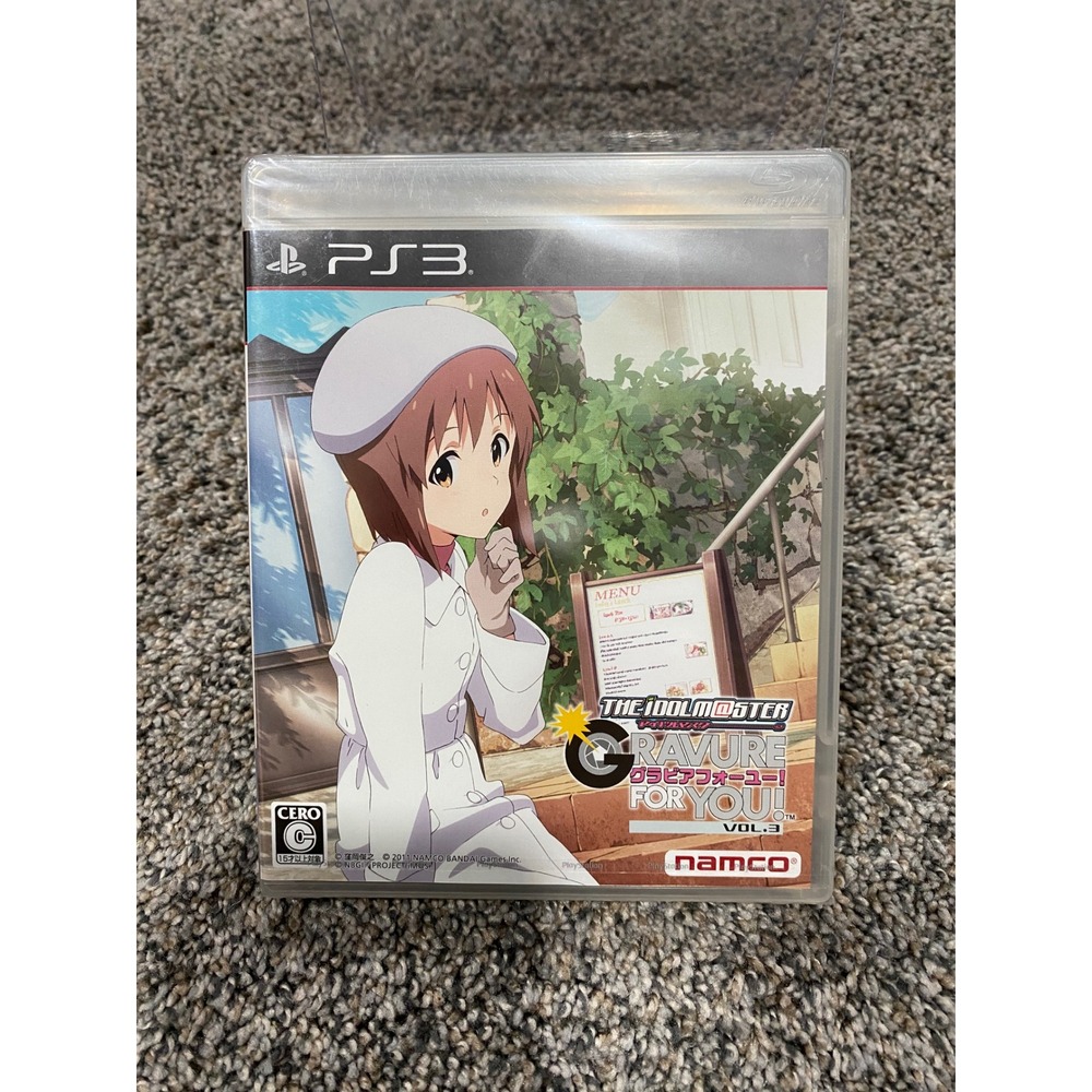 Video Game The Idolm@ster Gravure For You Vol 3 Namco PS3 Japan Import Excellent